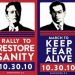 Thumbnail image for With President Obama on his show and rally set for Saturday, Jon Stewart takes center stage.
