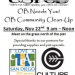 Thumbnail image for “OB Needs You!” Community Clean-Up Sat. Nov. 22nd