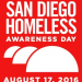 Thumbnail image for August 17, 2016: San Diego Homeless Awareness Day