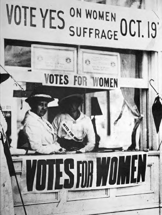 vote suffragettes